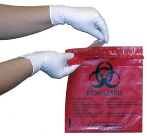 Stick-on Biohazard Infectious Waste Bag