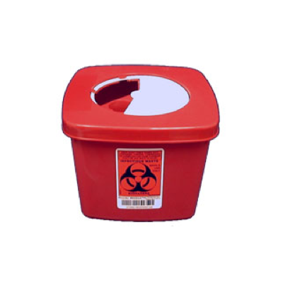 1/2 Gallon Red Sharps Container