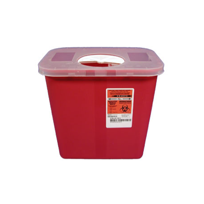 2 Gallon Red Sharps Container