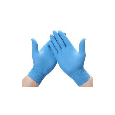 Blue Nitrile, Powder-Free Exam Gloves