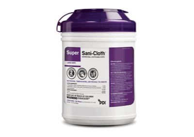 Super Sani-Cloth® High-Alcohol Surface Disinfectant Wipes