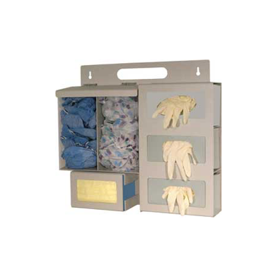 Triple Glove Box Protection Organizer with Clear Bins