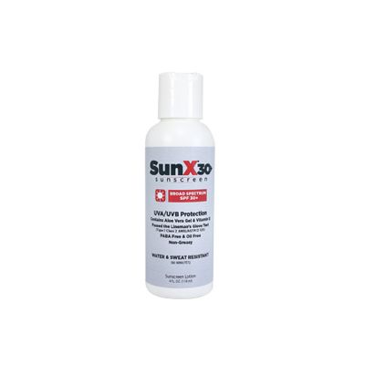 SunX® SPF30+ Sunscreen Lotion Bottles