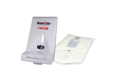 SunX® SPF30+ Sunscreen Pump Wall Dispenser and Refill