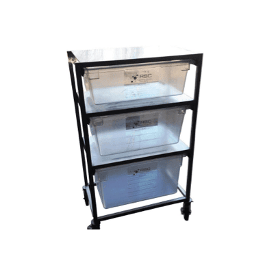 Mobile PPE Supply Cart